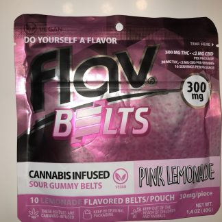 Flav sour Belts 300 mg Pink Lemonade - Vegan