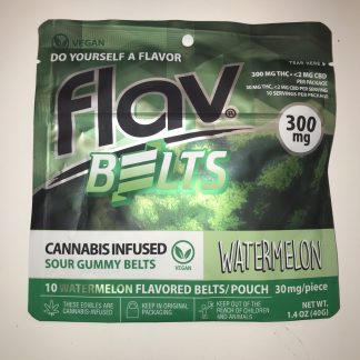 Flav sour Belts 300 mg Watermellon - Vegan