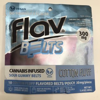 Flav sour Belts 300 mg Cotton Fluff - Vegan