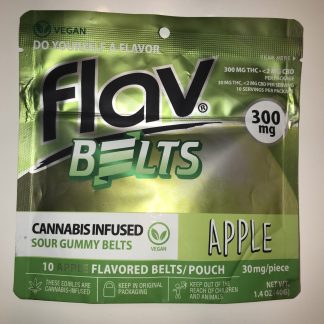 Flav sour Belts 300 mg Green Apple - Vegan
